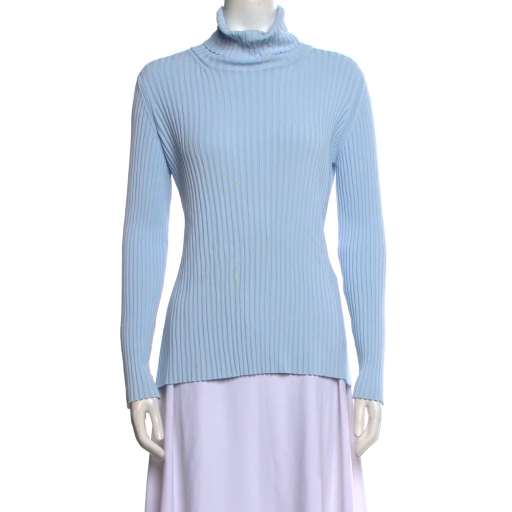 Proenza Schouler Turtleneck Rib Pale Blue